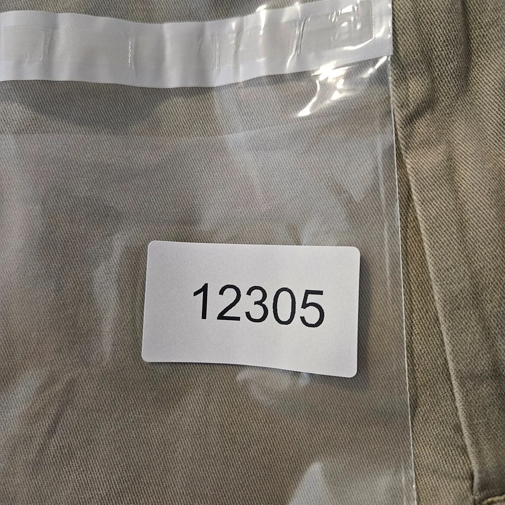 NWOT Roundtree &‎ Yorke Shorts Men 42 x 7 Stretch Straight Flat Light Khaki